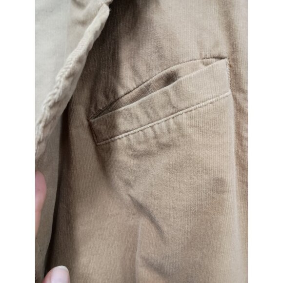 Vintage Kikit Jeans Womens Corduroy Blazer Jacket Large Tan Academia Preppy - Picture 4 of 10